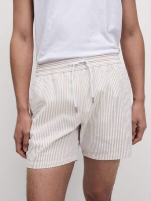 Marks & Spencer Striped Cotton Swim Shorts