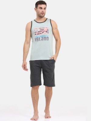 Masculino Latino Men Printed Pure Cotton Night suit
