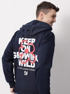Mast & Harbour Printed Hooded Sweatshirt