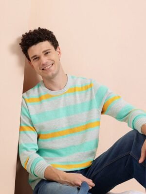 Mast & Harbour Striped Pullover