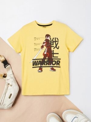 max Boys Graphic Printed Round Neck Cotton T-shirt