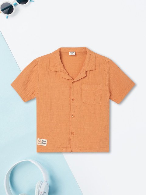 max Boys Opaque Casual Shirt