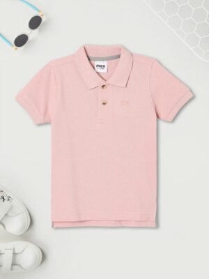 max Boys Polo Collar Pockets T-shirt