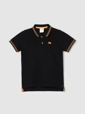 max Boys Polo Collar Short Sleeves Regular Fit T-shirt