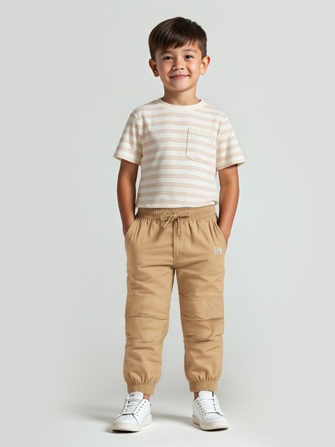 max Boys Regular Fit Joggers Trousers