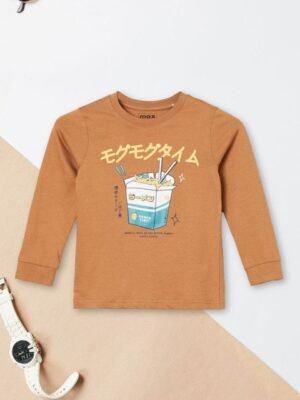 max Boys Round Neck Pure Cotton T-shirt