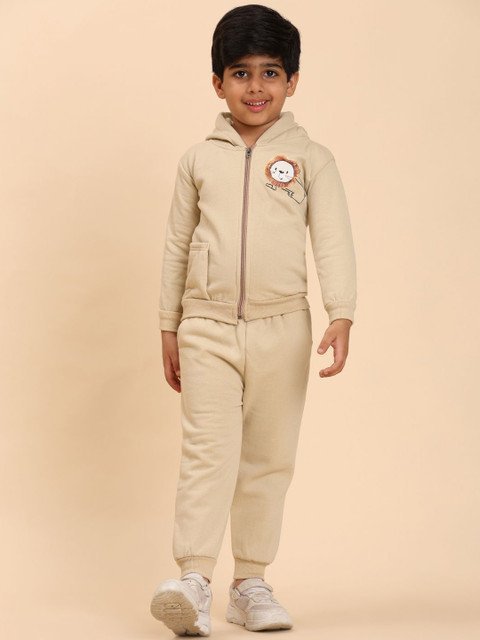 MAYNEISHA Kids Mock CollarTracksuit With Sling Bag