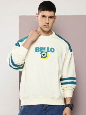 Minions by Kook N Keech Men Printed Sweatshirt
