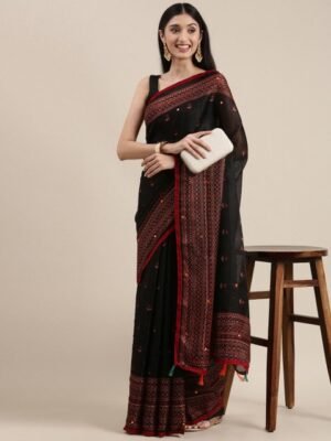 mitera-black-ethnic-design-mirror-work-jute-silk-saree-1.jpg