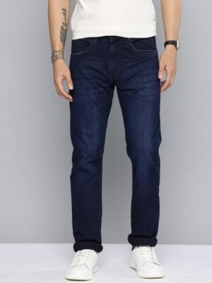 Mufti Men Relaxed Straight Fit Light Fade Stretchable Jeans