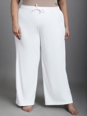 NEUDIS Women Plus Size Ribbed Lounge Pants