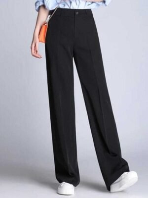 Next One Women High-Rise Pleated Korean Trousers