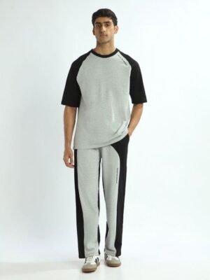 NOBERO Colour-Blocked Oversized T-Shirt & TrousersCo-ords