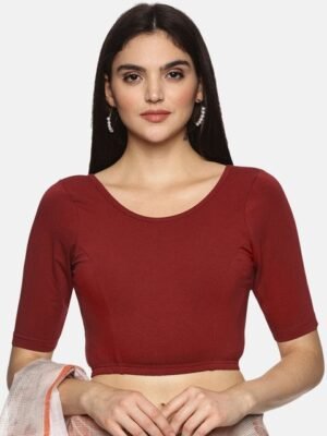 NOT YET by us Stretchable Readymade Saree Blouse