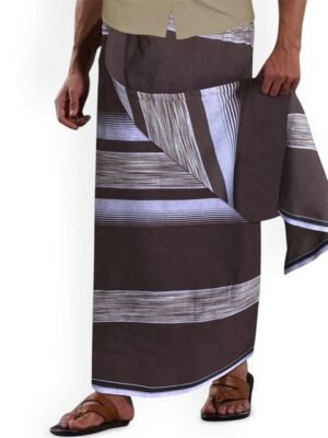 OASIS Striped Cotton Lungi