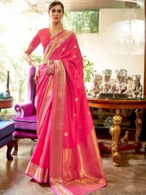 ODETTE Woven Design Zari Saree