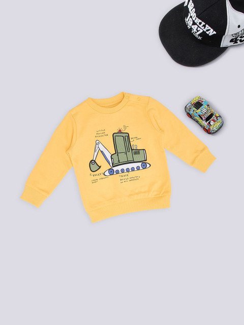 Pantaloons Baby Boys Printed Cotton Sweatshirt