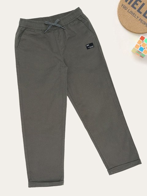 Pantaloons Junior Boys Regular Fit Mid-Rise Trousers