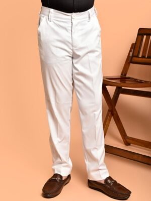 PRINTCULTR Boys Comfort Mid-Rise Regular Fit Formal Trousers
