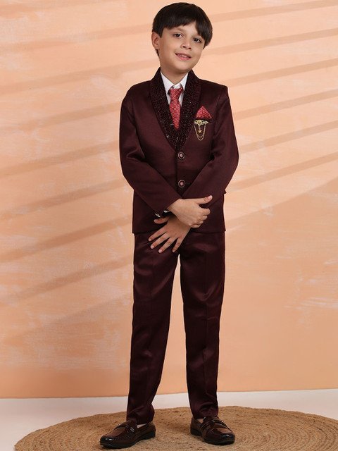 Pro-Ethic STYLE DEVELOPER Boys Cotton Single-Breasted Five-Piece Suit