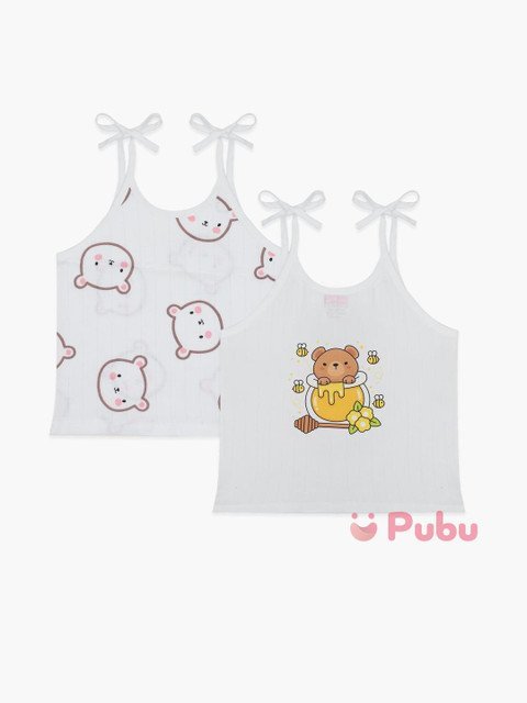 Pubu Kids Pack Of 2 Printed Cotton Top