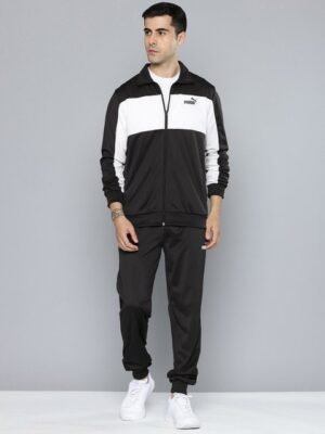 Puma Men Colorblock High-Collar Tracksuit