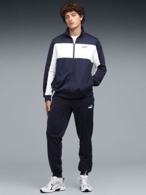 Puma Men Colorblock High-Collar Tracksuit