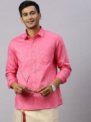 Ramraj Cotton Shirt & Matching Border Tissue Dhoti Set