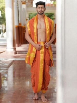 Ramraj Men Panchakacham with Angavastram