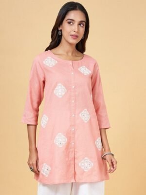 RANGMANCH BY PANTALOONS Ethnic Motifs Embroidered Ethnic Tunic
