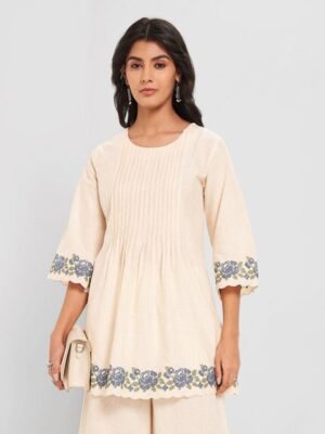 RANGMANCH BY PANTALOONS Women Embroidered Tunic