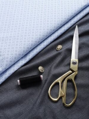 Raymond Men Printed Cotton Shirt and Trousers Clothing Fabric