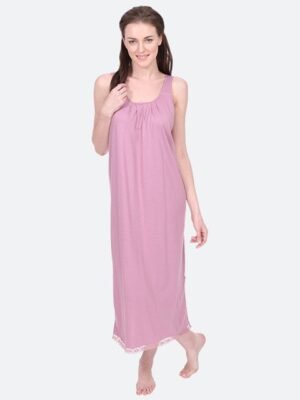 RedRose Cotton Round Neck Longline Side Slits Slip