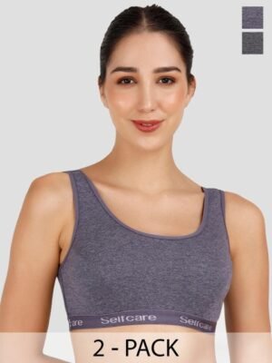 SELFCARE Pack Of 2 Cotton Thermal Tops