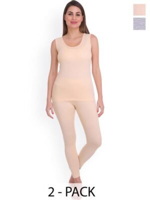 SELFCARE Pack Of 2 Moisture-Wicking Thermal Set