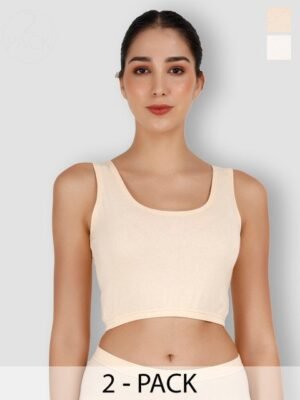 SELFCARE Pack Of 2 Thermal Crop Tops