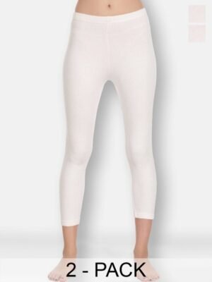 SELFCARE Women Pack Of 2 Breathable Thermal Bottoms