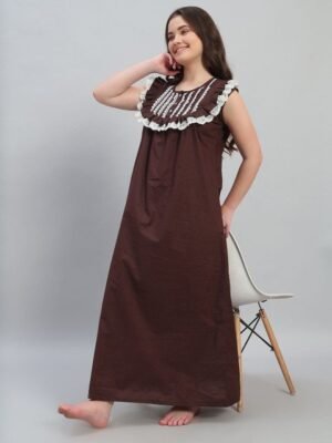 SEPHANI Women Maxi Nightdress
