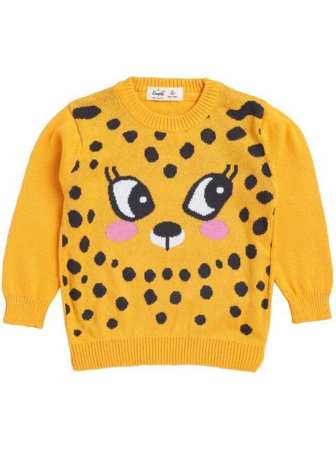 Simply Kids Cotton Self Design Pullover