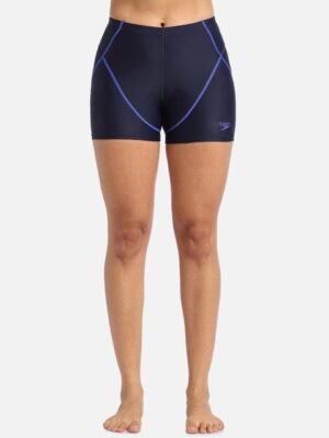 Speedo Women Slim Fit High-Waist Swim Shorts