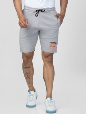 SPYKAR Men Solid Cotton Regular Fit Shorts