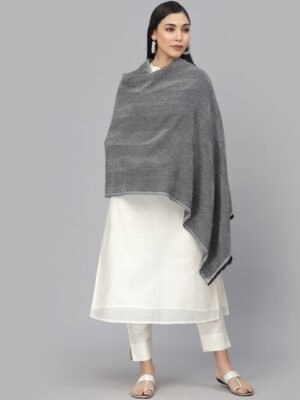 Style Quotient Women Woven Design Acrylic Shawl