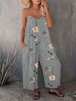StyleCast Printed Basic Jumpsuit
