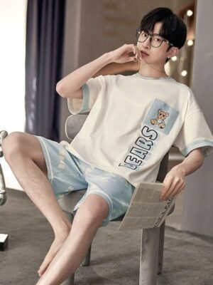 StyleCast Printed Pure Cotton T-Shirt With Shorts