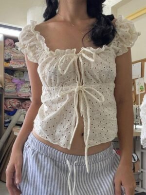 StyleCast Women Self Design Square Neck Top