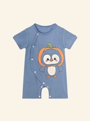 StyleCast x Revolte Infants Boys Printed Cotton Round Neck Rompers