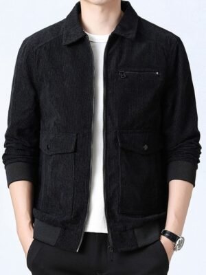 StyleCast x Revolte Men Black Solid Casual Windcheater Jacket