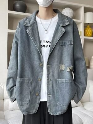 StyleCast x Revolte Men Lightweight Open Front Jacket