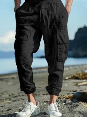 StyleCast x Revolte Men Loose Fit Cargo Trousers