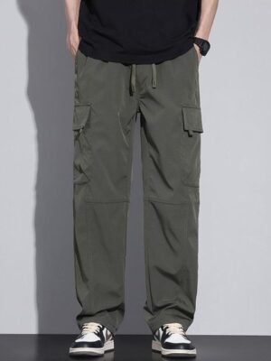 StyleCast x Revolte Men Loose Fit Cargos Trousers